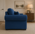 Two seater sofa Marine Blue - Verona 2 Seater Sofa - Image 3