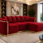 Stylish 5-Seater Living Room Sofa