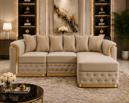 21 Madrid Premium Comfort L-Shape Sofa - Image 1