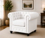 Nicole Sofa Velvet – Luxury Sofa - Nicole One Seater Sofa - Image 3