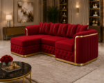 Stylish 5-Seater Living Room Sofa - Image 3