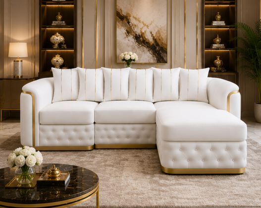 5 Premium Comfort 5-Seater Sofa - Image 1