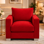 Sloane Premium Single Sofa - Sloane Single Seater Sofa – Comfortable Soft Upholstered Sofa