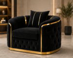 Modern 1-Seater Sofa - Madrid 1-Seater Sofa – Premium Soft Cushion Lounge