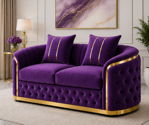 574554 Sofa 2-Seater - Madrid 2-Seater Sofa – Premium Upholstered Living Sofa - Premium Modern Sofa - Image 1