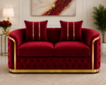 Madrid Plush & Stylish 2-Seater Sofa - Madrid 2-Seater Sofa – Modern Stylish Living Sofa - Image 2