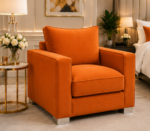 Sloane One Seater Sofa - Sloane Single Seater Sofa - Modern Premium Lounge - Image 2
