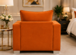Sloane One Seater Sofa - Sloane Single Seater Sofa - Modern Premium Lounge - Image 4