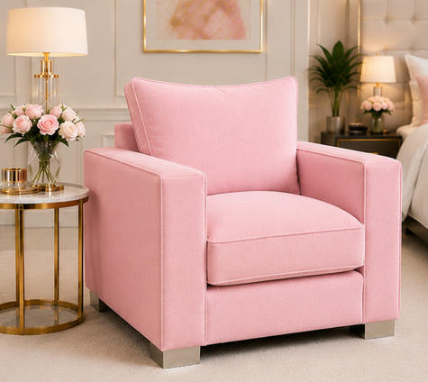 6789 Sloane Luxury Single Seater Sofa , Sloane Single Seater Sofa – Stylish Modern Lounge Sofa - Image 1
