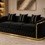 Sofa 3-Seater - Madrid 3-Seater Sofa – Stylish Soft Cushion Living Sofa - Modern Stylish Fabric Sofa