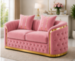 Madrid Stylish 2-Seater Sofa , 2-Seater Sofa – Comfortable Modern Upholstered Sofa - Premium Sofa 2 Seater
