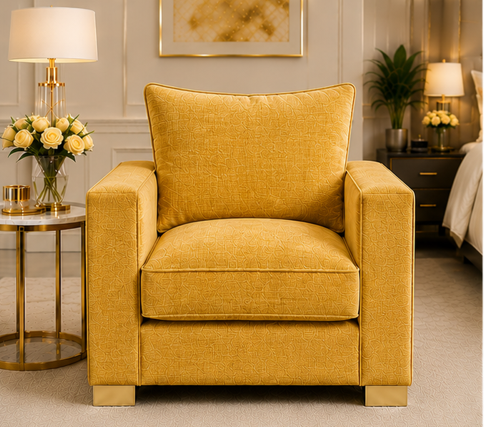 87979 Sloane Elite 1 Seater Sofa - Sloane Single Seater Sofa – Modern Premium Lounge - Image 1