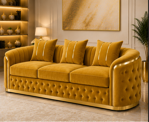 886565 Madrid Soft Relax 3-Seater - Madrid 3 Seater Sofa – Elegant Contemporary Sofa - Image 1