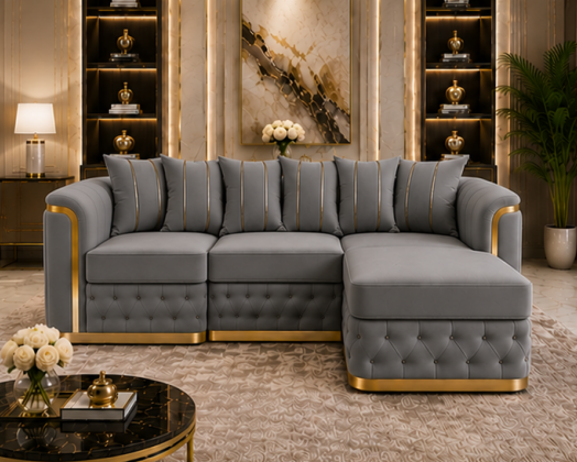 9 Modern 5-Seater Sofa - Image 1