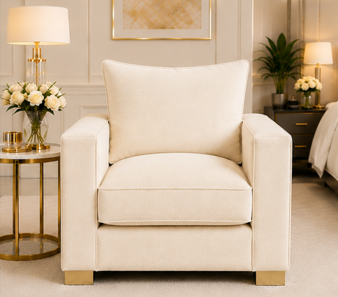 9998 Sloane Elegant Single Seat Sofa - Sloane Single Seater Sofa – Premium Modern Sofa - Image 1