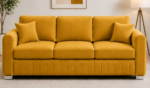 Lilly Sofa 3 Seater Beige – Modern Sofa