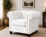 Nicole Sofa Velvet – Luxury Sofa - Nicole One Seater Sofa - Image 3