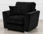 Dylan 1-Seater Sofa – Modern Black Sofa - Image 2