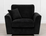 Dylan 1-Seater Sofa – Modern Black Sofa