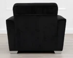 Dylan 1-Seater Sofa – Modern Black Sofa - Image 4