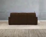Brown Fabric Recliner Sofa – Modern 3 Seater Living Room Sofa - Image 4