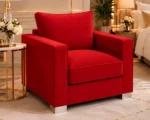 Sloane Premium Single Sofa - Sloane Single Seater Sofa – Comfortable Soft Upholstered Sofa