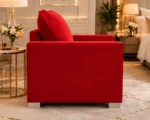 Sloane Premium Single Sofa - Sloane Single Seater Sofa – Comfortable Soft Upholstered Sofa - Image 3