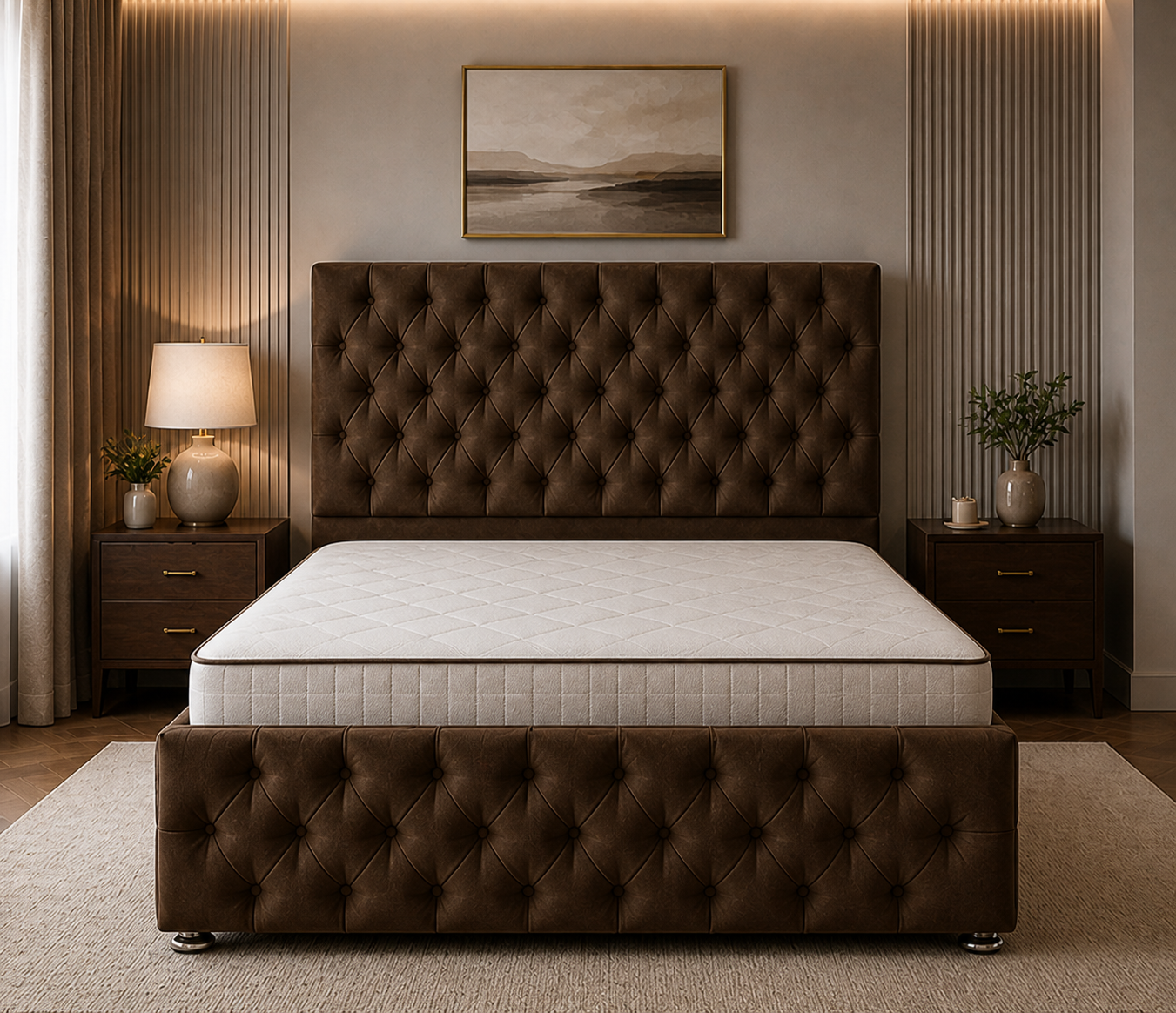 03b8a612-0581-4e8e-a039-1be83aad8fcc Contemporary Double Divan Bed Frame – Stylish Bedroom Solution - Image 1