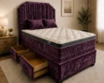 Double Divan Bed with Strong Frame - Bed Base with Modern - Image 2