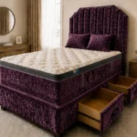 Double Divan Bed with Strong Frame - Bed Base with Modern