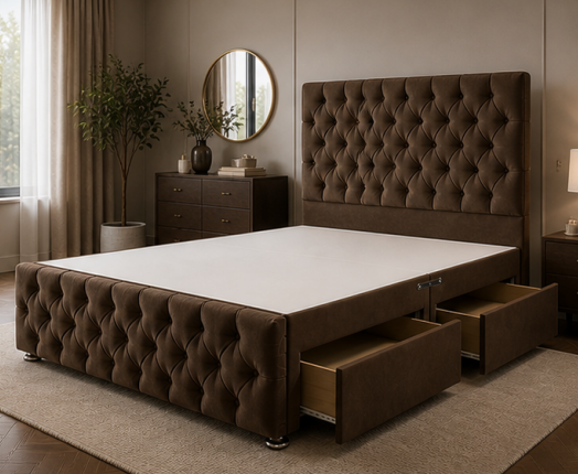 1.14 Modern King Size Divan Bed Frame – Premium Quality Furniture - Image 1