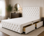 High Quality Double Divan Bed Frame – Modern Bedroom Furniture - Image 2