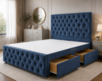 Double Divan Bed Frame – Classic & Strong Build - Image 2