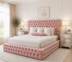 Ambassador Fabric Super King Bed Frame