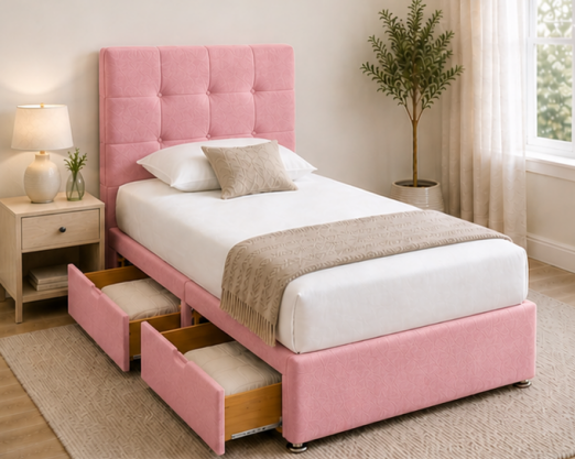 10 Durable Single Divan Bed Frame – Modern Bedroom Collection - Image 1