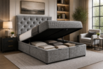 Ottoman Super King Size Bed Frame with Storage - Image 4