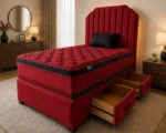 Double Divan Bed for Modern Bedrooms - Divan Bed with 4 Drawers