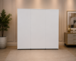 Royal Classic 6 Door Wardrobe with 2 Mirrors with 2 Drawers - Elegant Bedroom Storage Solution - Image 4