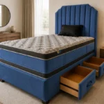 Double Divan Bed with 4 Drawer Storage