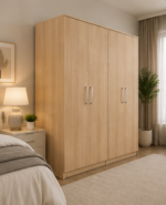 4 Door Wardrobe – Contemporary Storage Style - High Quality 4 Door Wardrobe – Strong & Stylish Build - Image 2
