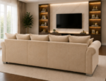 Harrison Premium Family Sofa – Large Corner L Shape Sofa - 5 Seater Sofa - Image 4