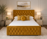 Hilton King Size Bed – Upholstered Luxury Bed - King Size Bed - Image 2