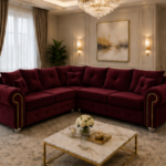 Ashwin Premium Corner Sofa – Stylish L Shape Sofa 5 Seater