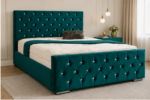 Super King Size Bed Frame - Florida Premium Quality Bed Frame - Teal Colour Bed Frame