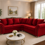 Large Corner L Shape 5 Seater Sofa - Harrison Premium Family Sofa