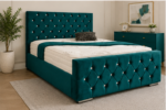 Black Florida Double Bed with Modern Finish - Luxury Florida Double Bed (Copy) - Image 3