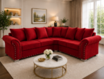 Large Corner L Shape 5 Seater Sofa - Harrison Premium Family Sofa - Image 3