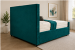 Super King Size Bed Frame - Florida Premium Quality Bed Frame - Teal Colour Bed Frame - Image 4