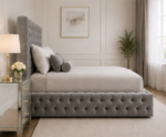 Ambassador Velvet Single Bed Frame - Image 3