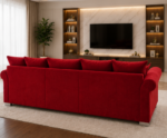Large Corner L Shape 5 Seater Sofa - Harrison Premium Family Sofa - Image 4